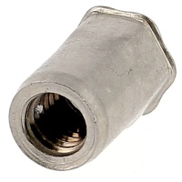 Écrou Noyé RIVKLE® en Inox à Fût Hexagonal Ouvert (Tête Fine)
