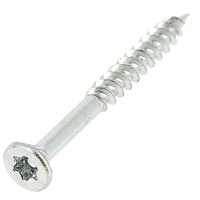 Vis Bois VBA TFX Acier Zingué Blanc