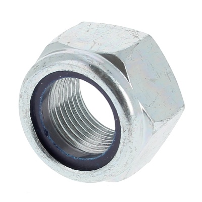 Écrou Nylstop Acier Zingué Blanc 6.8 DIN 985