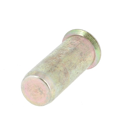Écrou Noyé RIVKLE® en Acier Zingué à Fût Cylindrique Lisse Borgne (Tête Fraisée)