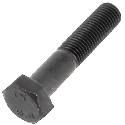 Vis à Tête Hexagonale Acier Classe 8.8 Noir Filetage Partiel Pas de 100 DIN 960