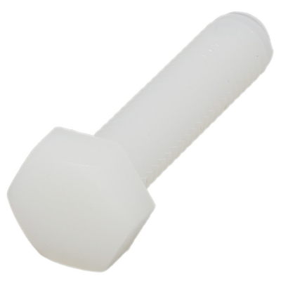 TH PA 6.6 Blanc Filetage Total Din 933