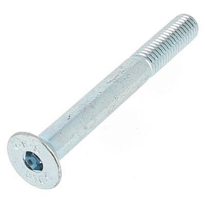 Acier 10.9 Zingué Blanc Partiellement Filetée